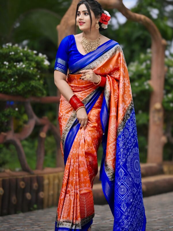 SAMBALPURI DESIGN SILK SAREE